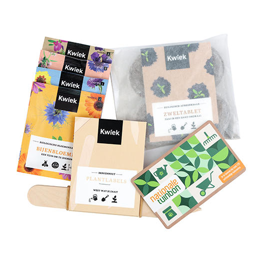 Geschenkenblik voor Nationale Tuinbon Giftcard - Inhoud