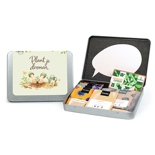 Geschenkenblik voor Nationale Tuinbon Giftcard - Plant je dromen - Hoofdfoto