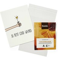 Tuinzaden zaaien - zaden in bioplastic - Jij bent goud waard - kindertraktatie - overzicht 