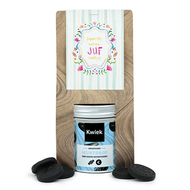 Super blij met een juf zoals jij - Snoeptas met blikje snoep // Mijksje