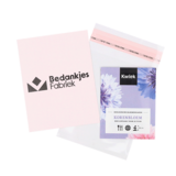 Zaden met kaartje in bioplastic zakje - eigen ontwerp
