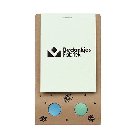 Zaadbommetjes in buidel - eigen ontwerp